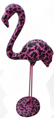 Dekoratiounen Designer Abstrakt Figuren Modern Gaart Figuren Flamingo Skulptur