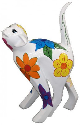Abstrakt Figur Aff 55cm Abstrakt Design faarweg Skulpturen Statuen Dekoratioun