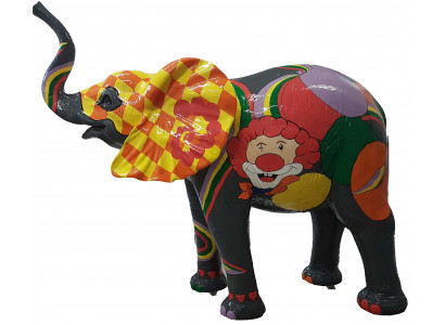 Designer Figur Statu Modern Figuren Dekoratioun Elefant Deko Gaart Skulpturen