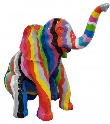 Designer Figur Statue Modern Figuren Dekoratioun Elefant Deko Gaart Skulpturen