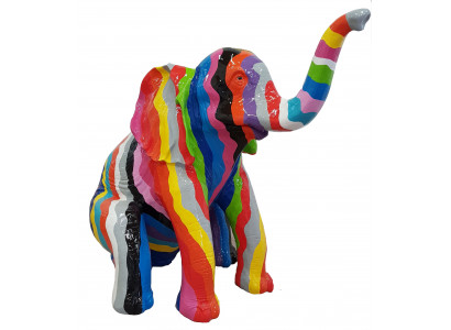 Designer Figur Statue Modern Figuren Dekoratioun Elefant Deko Gaart Skulpturen