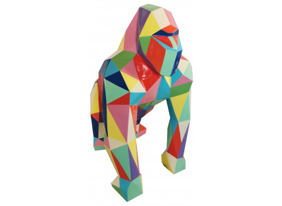 Gorilla Design Figur Statue Modern Figuren Statuen Dekoratioun Deko Gaart Nei