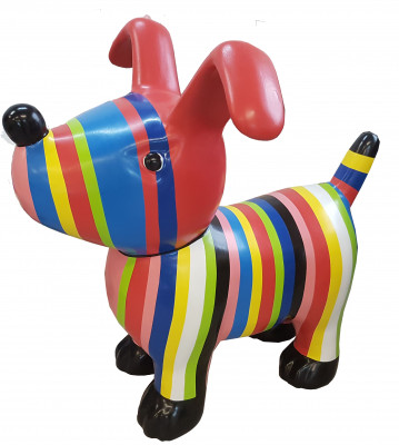 Designerfigur Statue Modern Figuren Dekoratioun Hond Gaart Skulptur Skulpturen