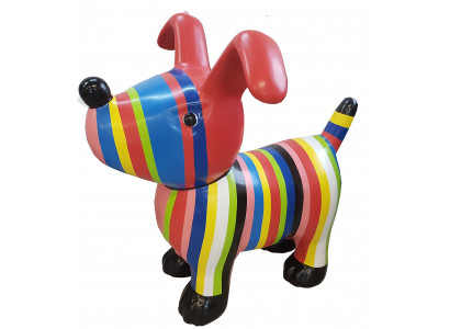 Designerfigur Statue Modern Figuren Dekoratioun Hond Gaart Skulptur Skulpturen