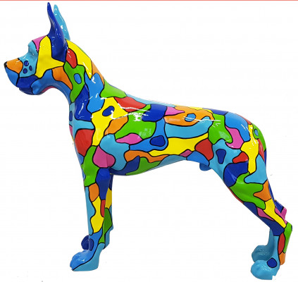 Designerfigur Statu Moderne Figuren Dekoratioun Hond Gaartskulptur Skulpturen