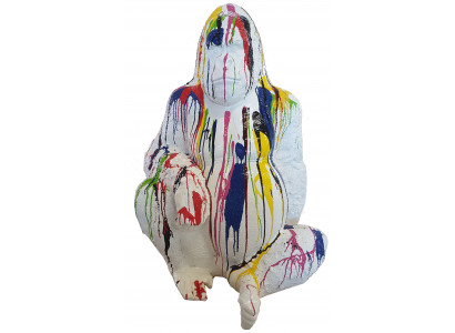 Designer Figur Statue Modern Figuren Statuen Dekoratioun Deko Gorilla Gaart Nei