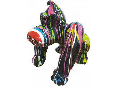 Designer Figur Statue Modern Figuren Statuen Dekoratioun Deko Gorilla Gaart Nei