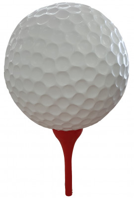 Deko Design Figuren Modern Dekoratioun Gaart Figuren Golf Ball Skulptur