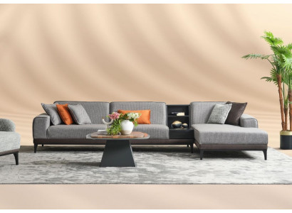 Wunnlandschaft Ecksofa Canapé L-Form Grouss Sofa Gro Modern Polstersofa