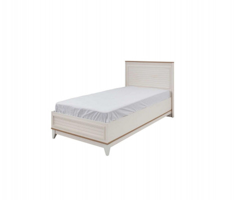 Kannerbett Bettrahmen Bett Kannerzëmmer Bettgesteller Wäiss Modern 100cm