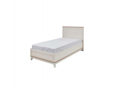 Kannerbett Bettrahmen Bett Kannerzëmmer Bettgesteller Wäiss Modern 100cm