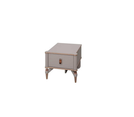 Kannerbett Kanner-Miwwelen Kannerbett Komplett Beige Holz Set 5-teileg Modern