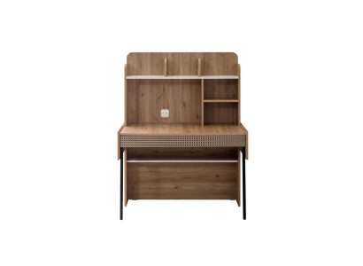 Schreifdësch Bürosdësch Computerdësch Brong Bürosmiwwelen Holz Dësch Regaler