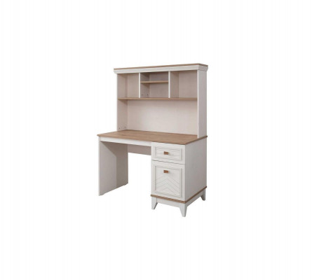 Schreifdësch Schaf Comptuerschreifdësch Wäiss Büro Miwwelen Holz Dësch Regaler