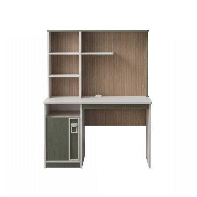 Schreifdësch Regal Computerdësch Holz Gri Kinderzëmmer Dësch Kanner