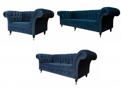 Sofagarnitur 4+3+1 Set Design Sofa Polster Canapé Modern Luxus