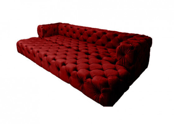 Luxus Sofa 5 Sëtzer Couch Polstersofa XXL Sofas Wunnzëmmer Stoff