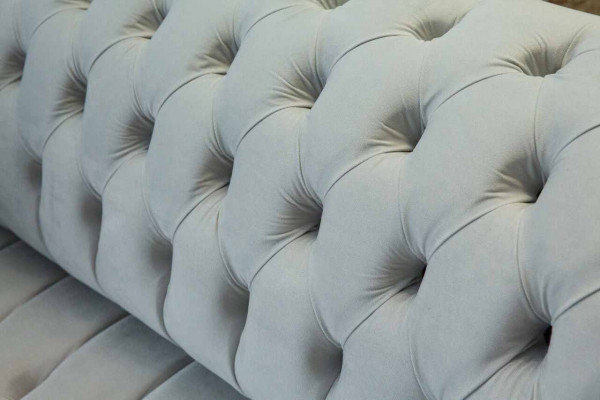 Design 2-Sitzer-Sofa Lounge Sofa Textil Polster Stoff Luxus Couche