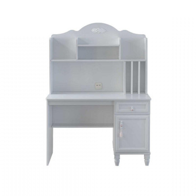 Weiß Grupp Kannerbett Kannermebel Kannerzëmmer Bett Holz Set 4tlg