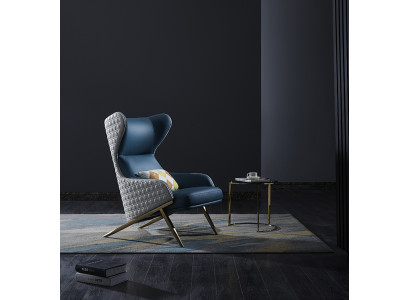 Design-Fauteuil Canapé Sofa Relax Lieder Lounge Club gepolstert Sëtzer Luxus Tierkisesch Nei