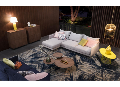Eckcouch L-Form Stoff Canapé Polstersëtz Sofa Textil Eck Italieneschen Design Nei
