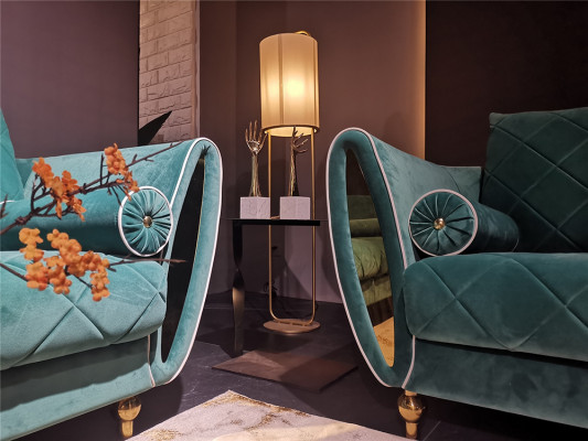 Design 4-Sëtzer Polstersofa Luxus Couch - Italieneschen Stil Wunnzëmmermiwwelen