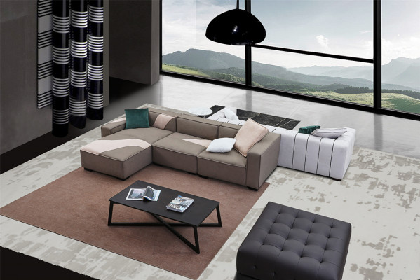Eckcouch Wunnlandschaft Sofa Couch L Form Polster Couchen Lieder Design Italien