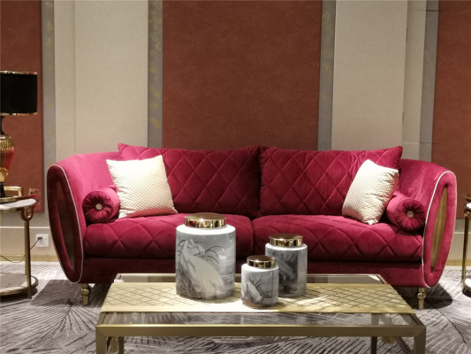 Design 4-Sëtzer Polstersofa Luxus Couch - Italieneschen Stil Wunnzëmmermiwwelen