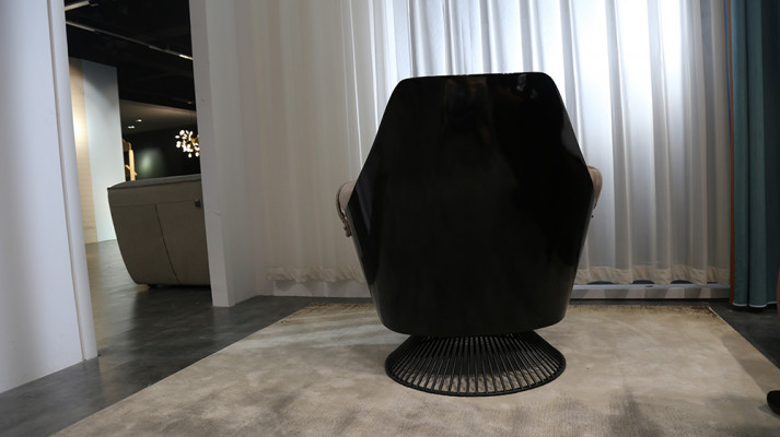 Sessel Club Lounge Design Lehn Stull Polstersofa 1 Sëtzer Fernseh Lieder Dréiend
