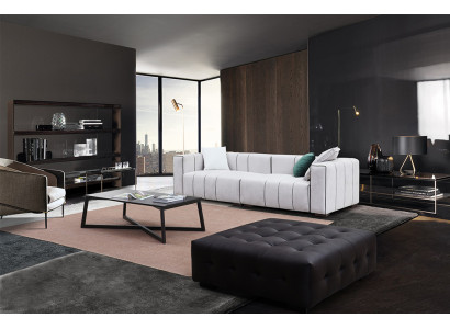Designer Miwwel Sofa Canapé 3 Sëtzer Polster Sofas Wunnzëmmer Canapéën Dräisëtzer
