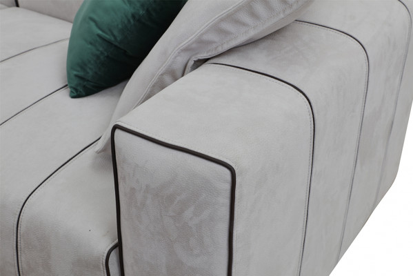 Designer Miwwel Sofa Canapé 3 Sëtzer Polster Sofas Wunnzëmmer Canapéën Dräisëtzer