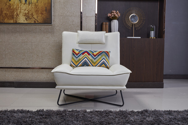 Luxus Stull Këssen Cocktail Relax Lounge Club Still Miwwel Design Fauteuil Wäiss