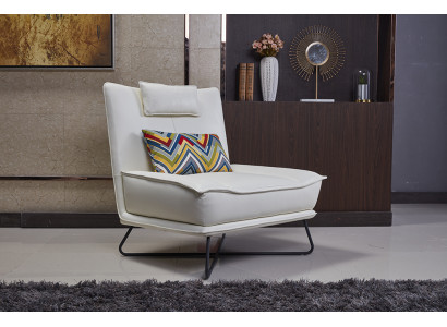 Luxus Stull Këssen Cocktail Relax Lounge Club Still Miwwel Design Fauteuil Wäiss