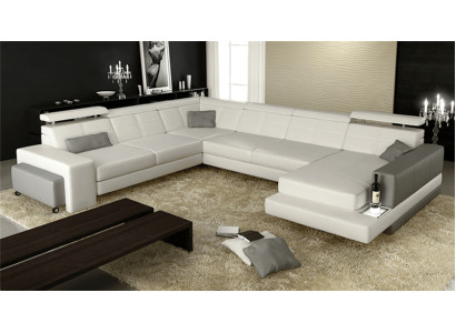 Design Canapé Luxus Canapéen Lieder Sofa Setz Eck Garnitur Polster Eck Canapé Wäiss