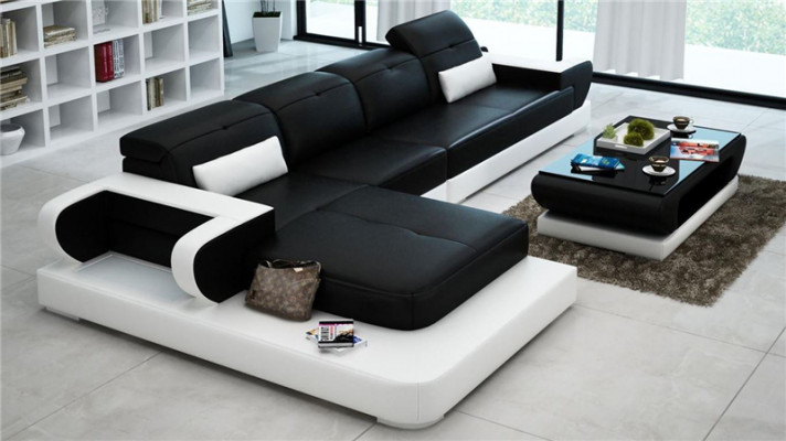 Ecksofa Sofagarnitur Lieder Sofa Eck Polster Hocker Set Rout Designer Kanapé Nei