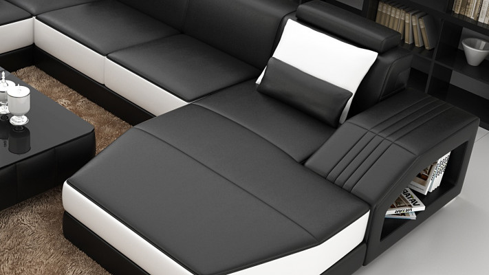 Design Canapé Luxus Couche Lieder Sofa Sëtz Eck Garnitur Polster Ecke Canapé Rout