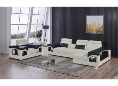 Garnitur Polster Eck + Fotell Canapé Design Canapé Canapéë Lieder Sofa Sëtz Eck