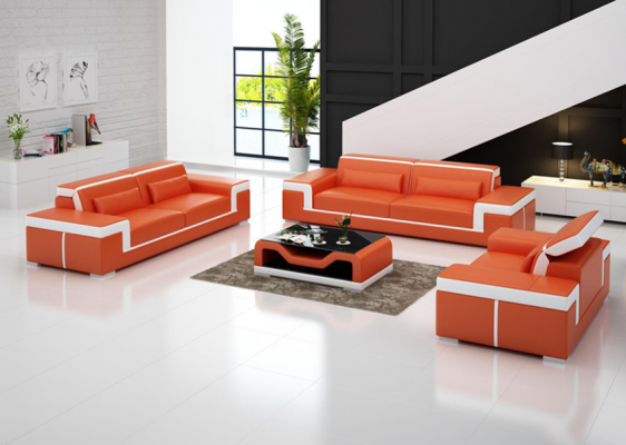 Polster Couchen Canapé Modern Luxus Sofagarnitur 3+2+1 Sëtzer Set Design Sofa Nei