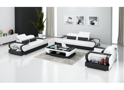 Canapé-Set 3+2+1 Sëtzer Set Design Sofa Polster Couchen Canapé Modern Luxus