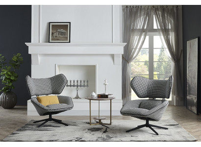 Lounge Luxus Fernseh Club Polster Sëtz Design Fauteuil Canapé Sofa Relax Stoff