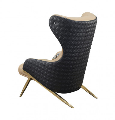 Relax-Canapé Ledersessel Lounge Club Këssen Design Couch Sofa Sëtzer Luxus Beige Nei