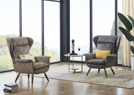 Sesseldesign Canapé Sofa Sëtzer Luxus Ouerensëtz Relax Lieder Lounge Club Gepolstert