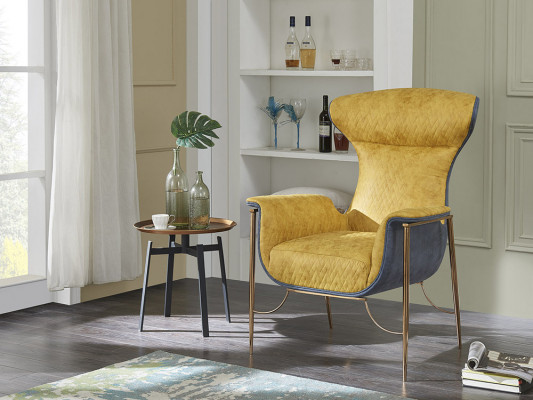 Design-Sëtz Lounge-Club Fernseh-Stull Stull Relax Konferenz Büro Nei Metall