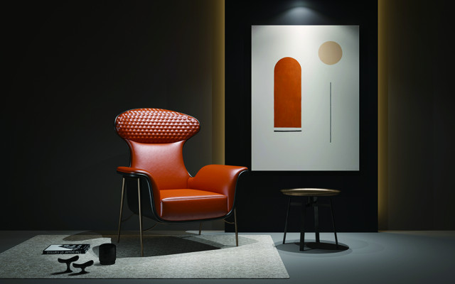 Design-Sëtz Lounge-Club Fernseh-Stull Stull Relax Konferenz Büro Nei Metall