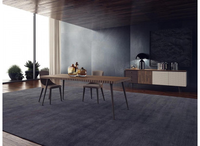 Komplett Ariichtung Iessdësch Stull Set Design Dësch Iesszëmmer Sideboard