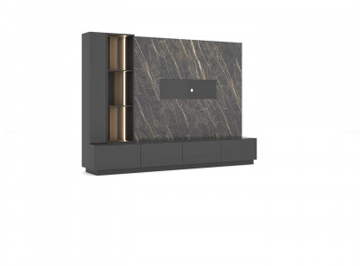 Wunnwand Designer Ariichtung Modern Wunnzëmmermiwwelen Holzmiwwelen Luxus