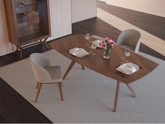 Iesszëmmer Iessgrupp Iessdësch 4x Still Luxus Ariichtung Modern Design