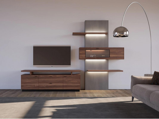 Wunnwand Modern Wunnzëmmermiwwelen Holzmobelen Luxus Komplett Modern Design