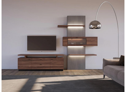 Wunnwand Modern Wunnzëmmermiwwelen Holzmobelen Luxus Komplett Modern Design