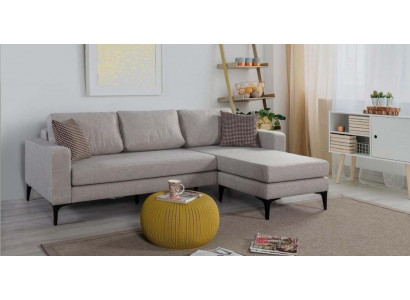 Wunnzëmmer Canapé L-Form Miwwelen Modern Luxus Eckcanapé Couche Polsterung Nei